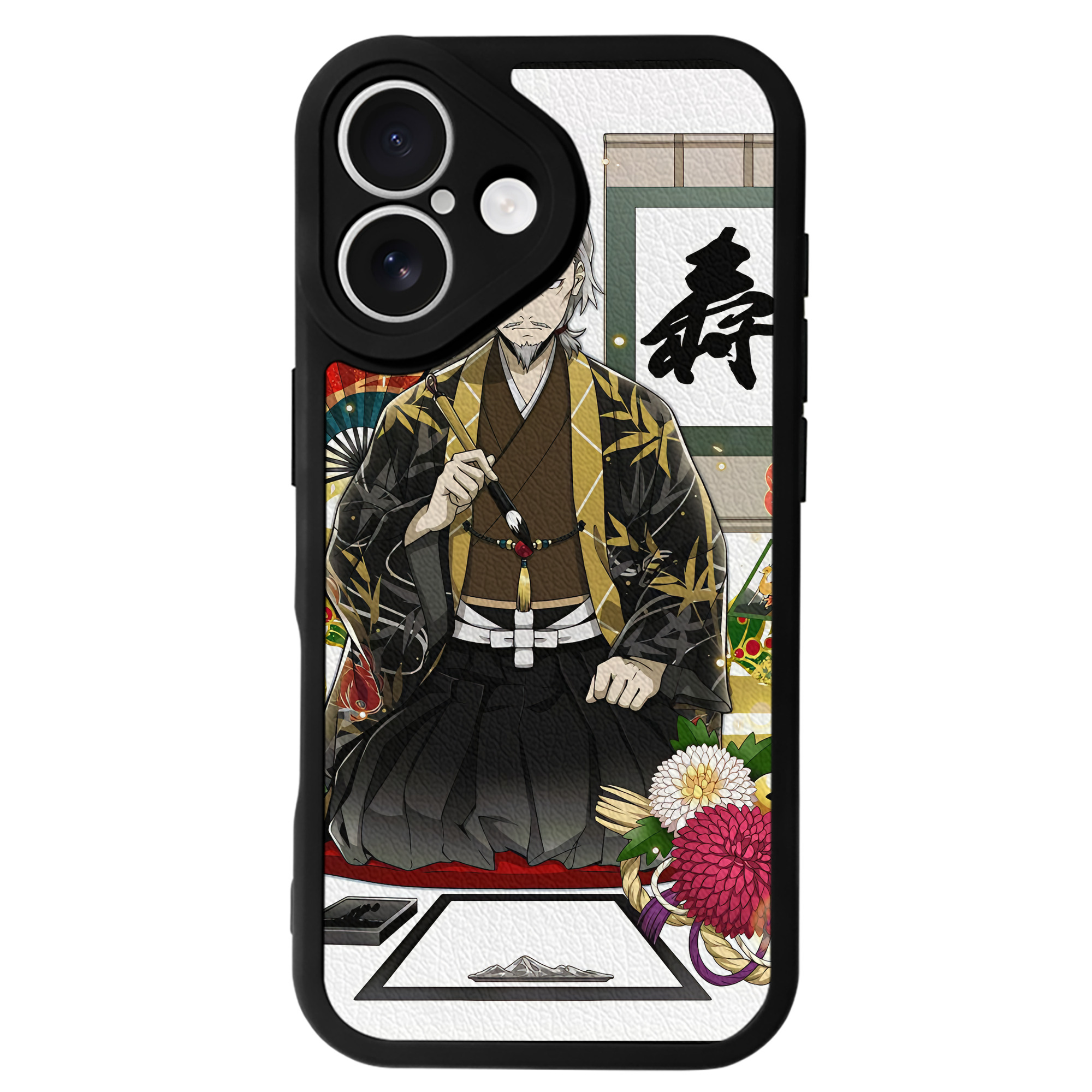 （画像用） 文豪ストレイドッグス Bungo Stray Dogs 【iPhone 16シリーズ対応】シリコンスマホケース（レザー調） 材質：シリコン